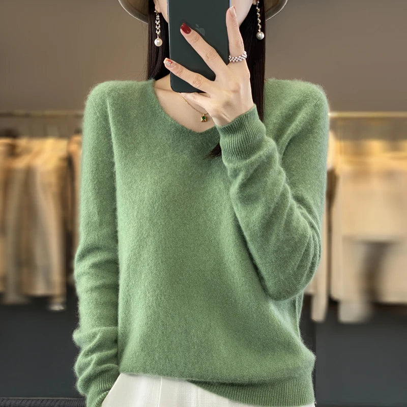 100% pure wool cashmere sweater