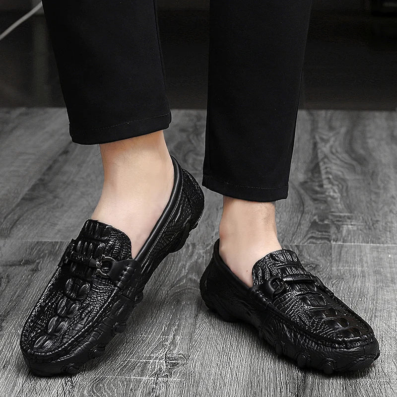 Leather Crocodile Shoes