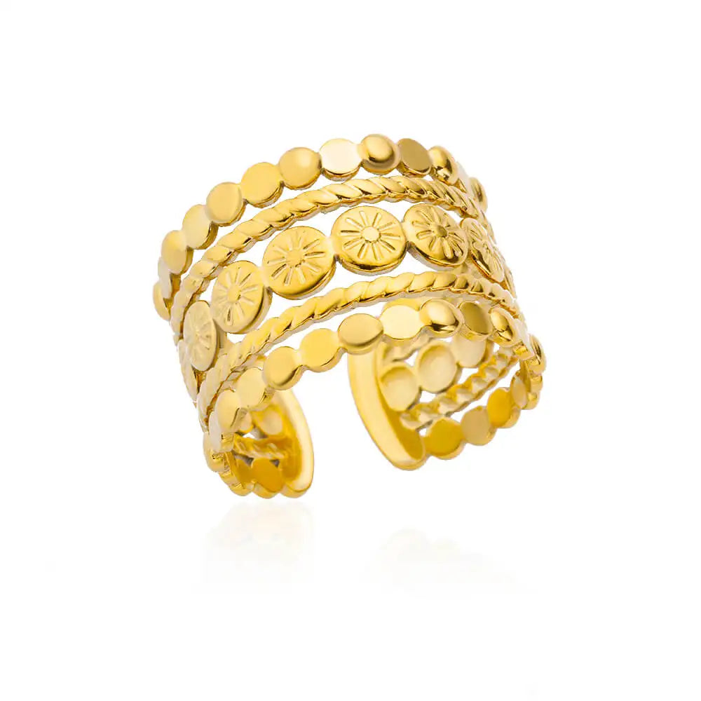 Gold Color Luxury Classic rings