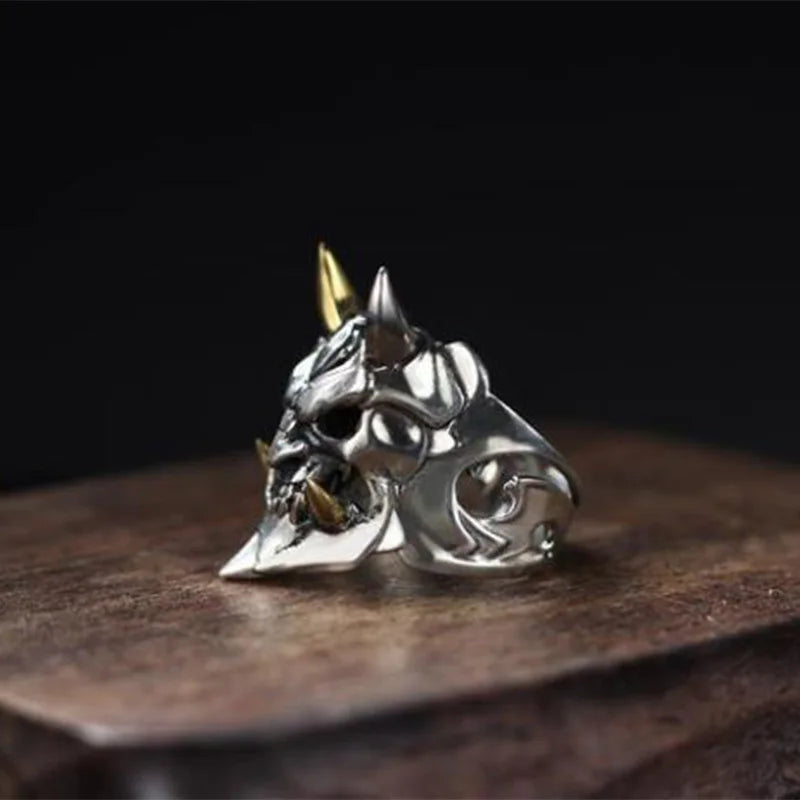 Retro Prajna Mask Ring
