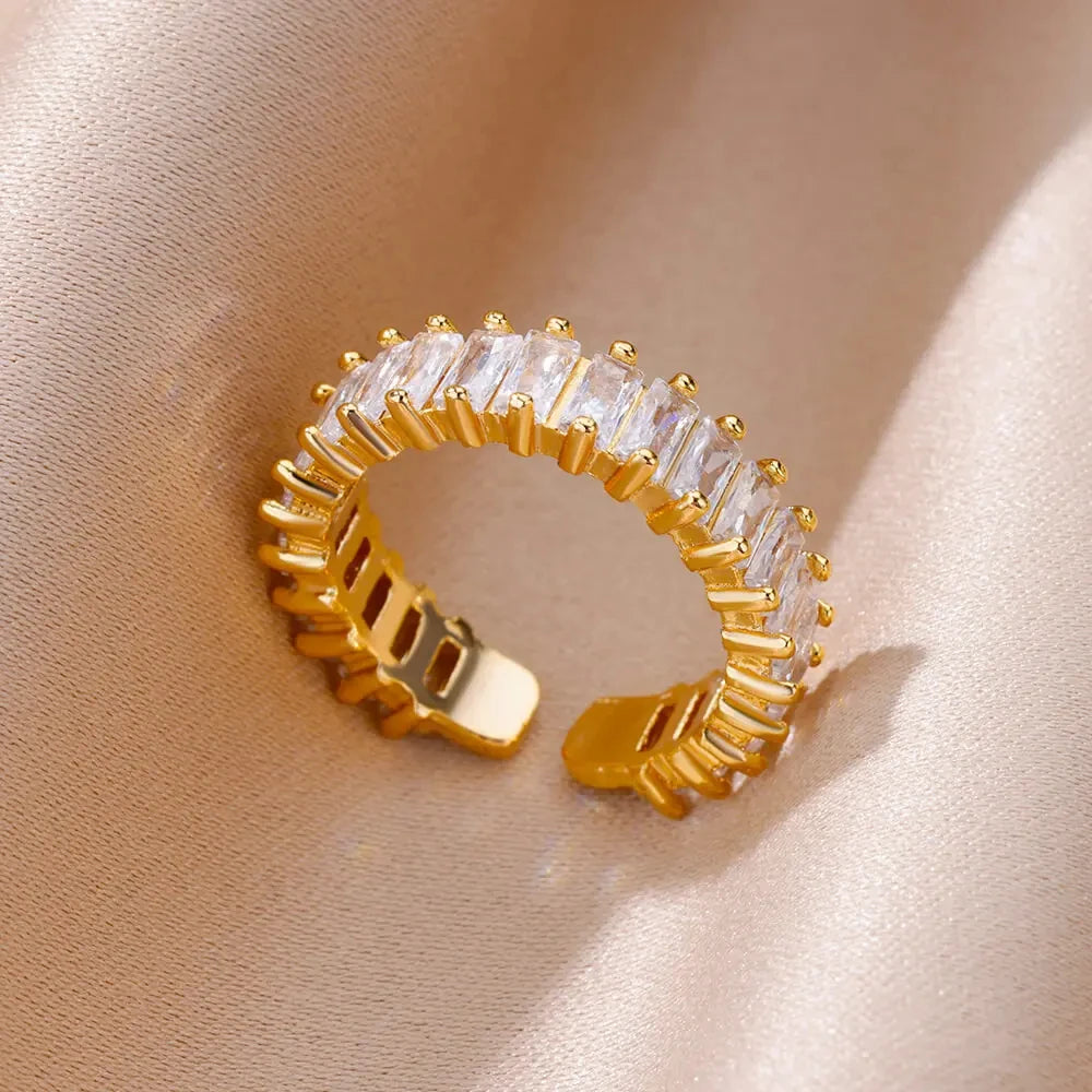 Gold Color Luxury Classic rings