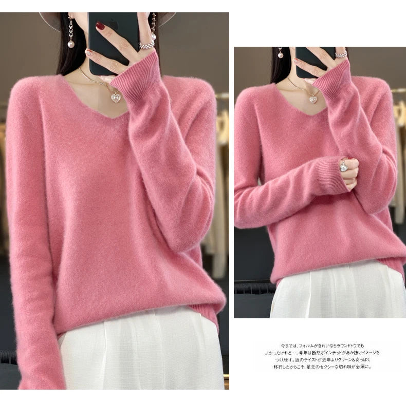 100% pure wool cashmere sweater