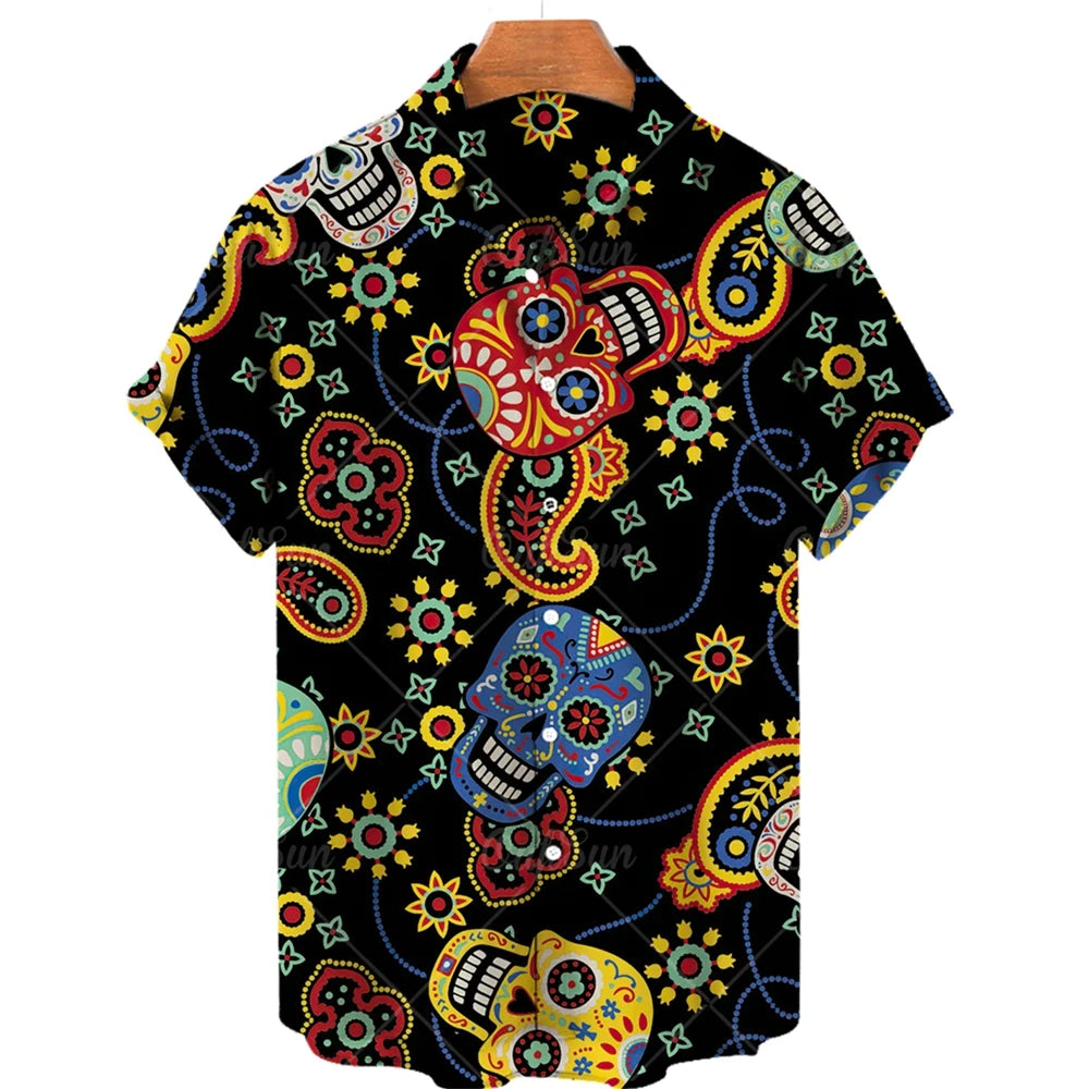 Skull 3D Printed Shirt Various Designs