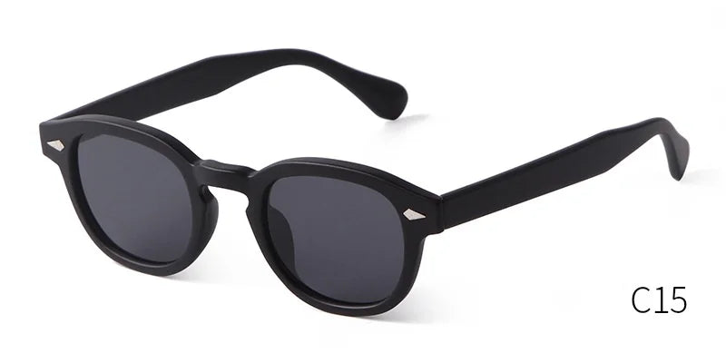 Vintage Fashion Shell Round Sunglasses