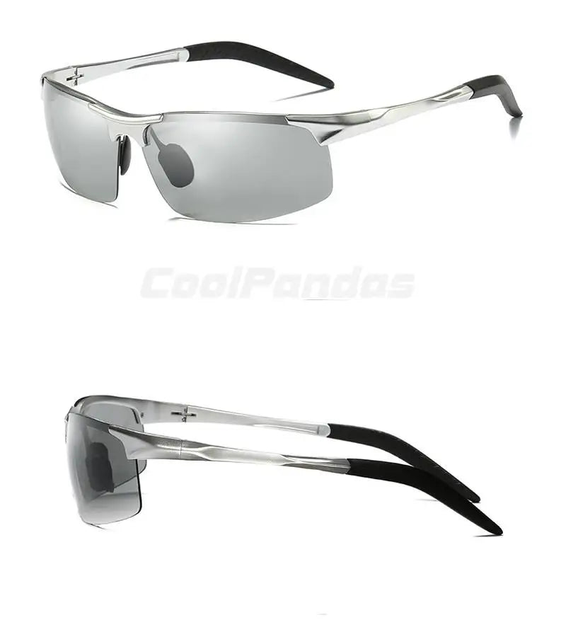 COOLPANDAS Aluminum Photochromic Sunglasses