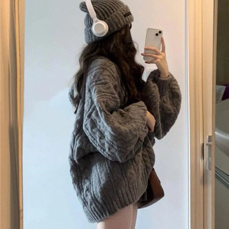 Sweater Harajuku  Knitted Pullovers