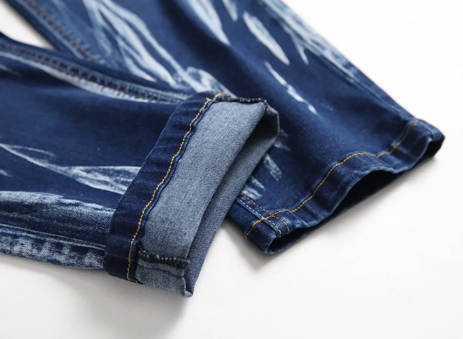 Fashion Print  Elasticity Slim Skinny Jeans