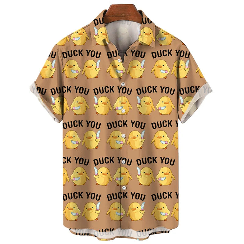 3D Animal Ducks Printing Shirts