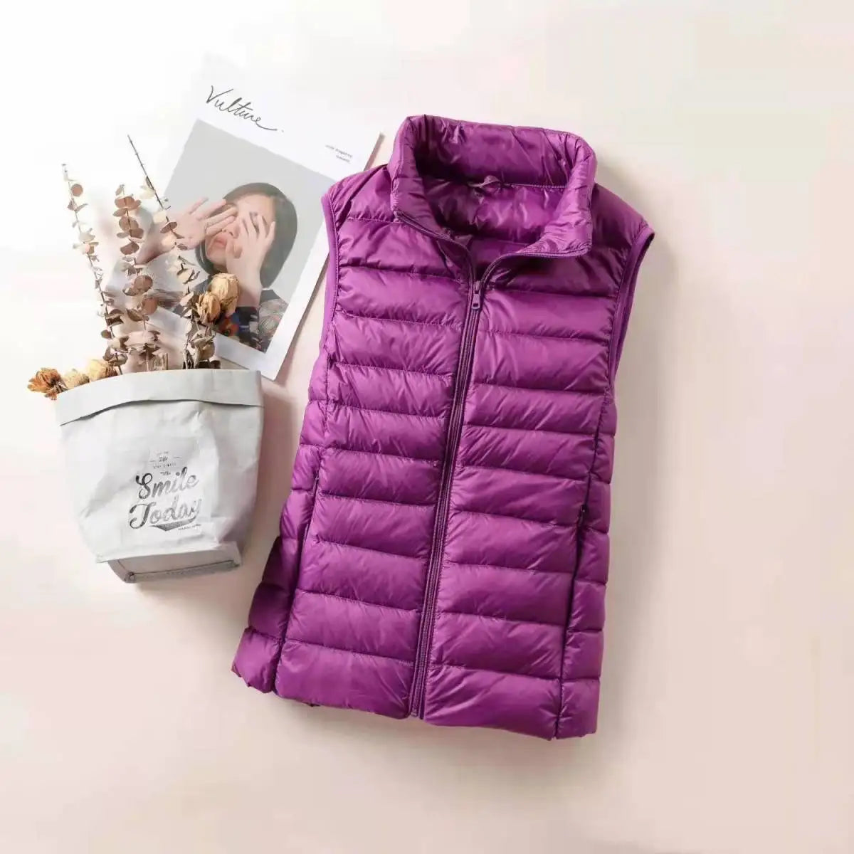 Ultra Light Down Vests Slim Sleeveless Jacket