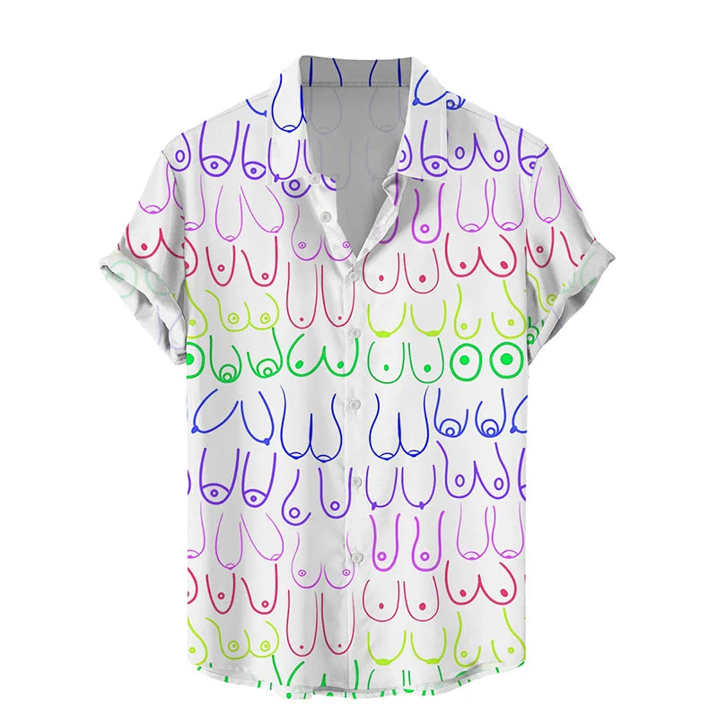 Harajuku Summer 3D Printed Shirts