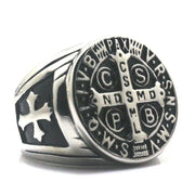 Vintage Catholic Cross Rings