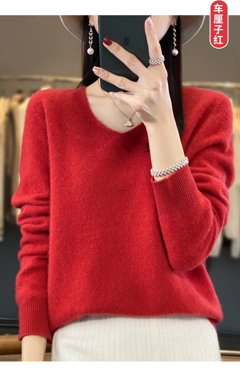 100% pure wool cashmere sweater
