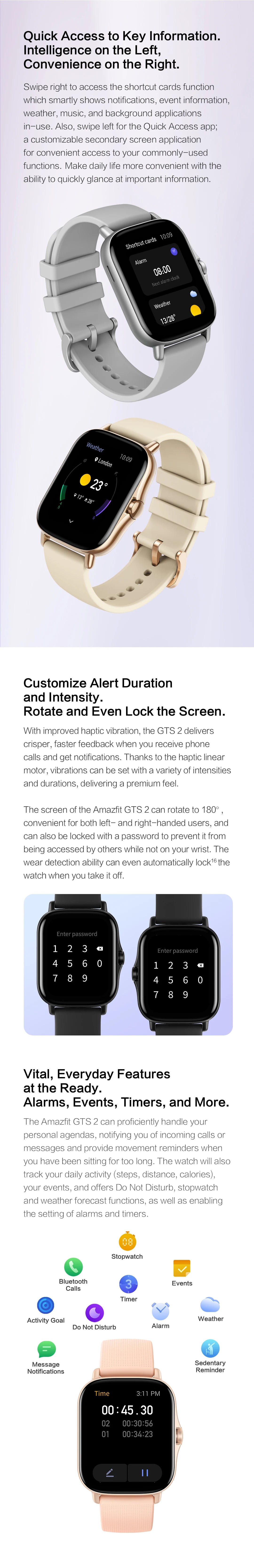 Amazfit GTS 2 Smartwatch