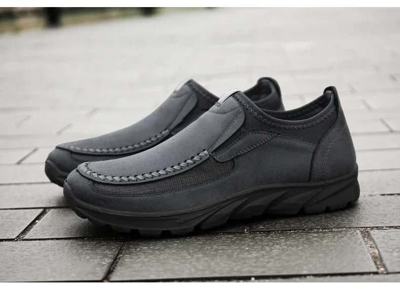Handmade Retro Leisure Loafers Shoes
