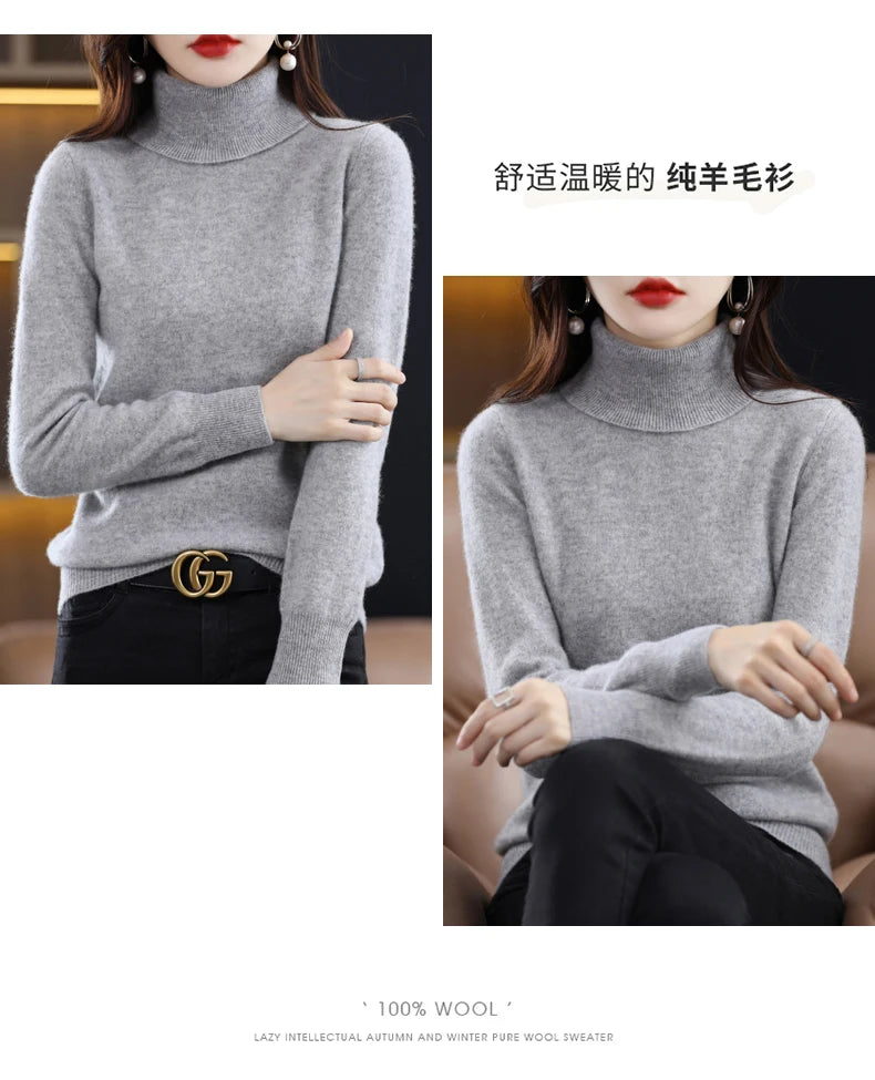 Merino Wool Cashmere Sweater / Jumper