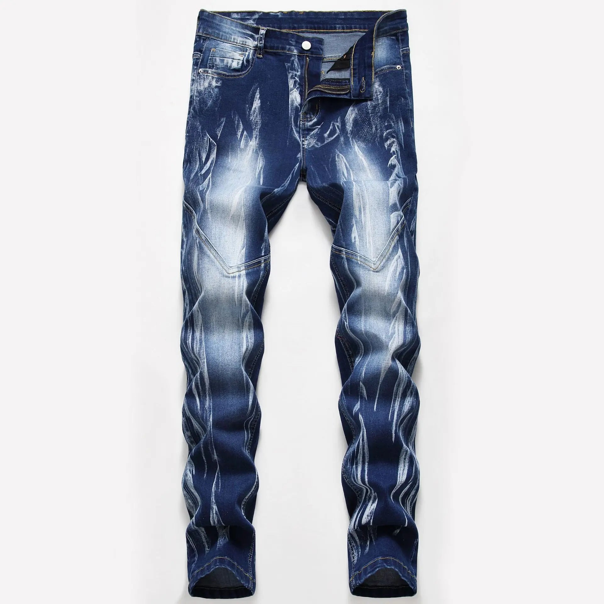 Fashion Print  Elasticity Slim Skinny Jeans