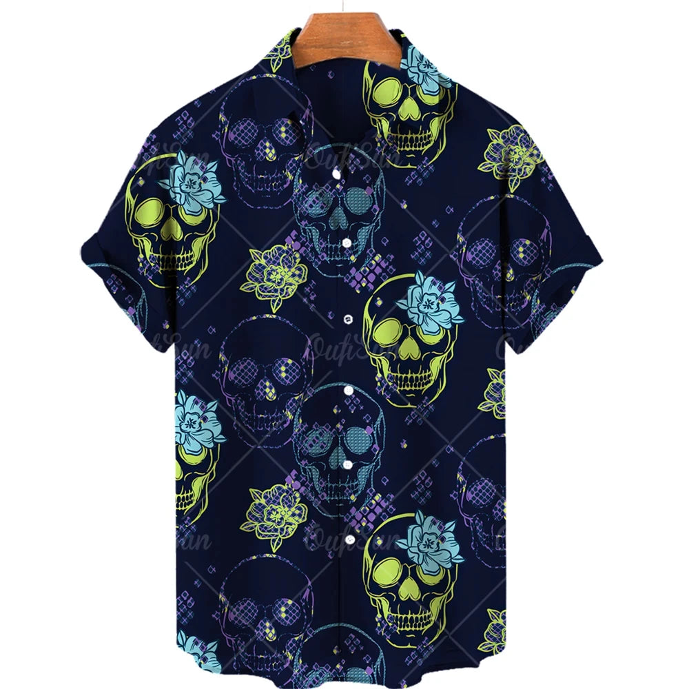 Skull 3D Printed Shirt Various Designs