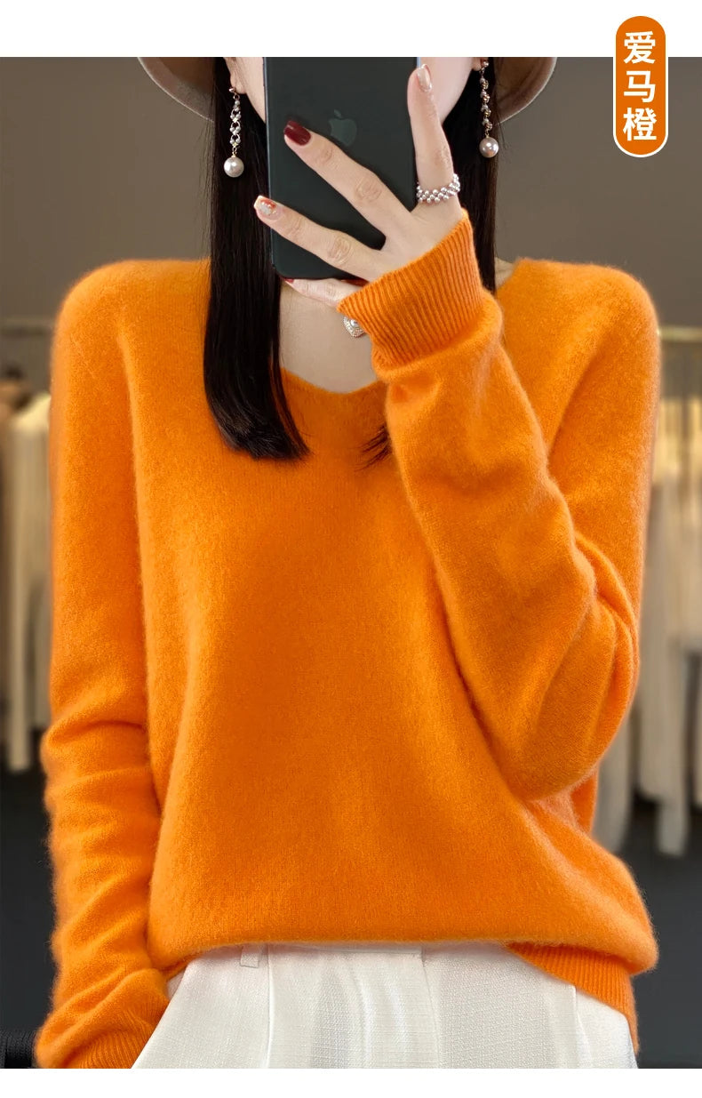 100% pure wool cashmere sweater