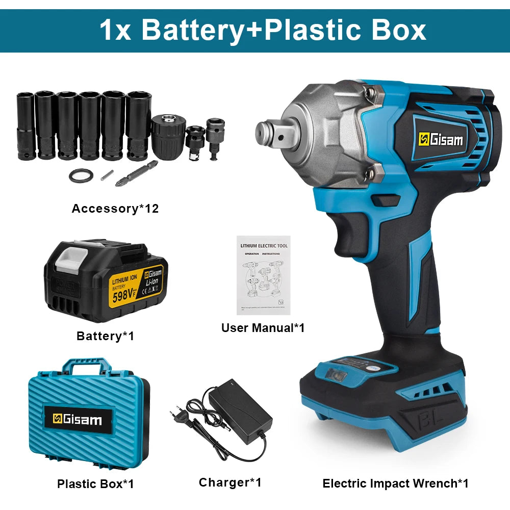 Gisam Torque Electric Impact Wrench