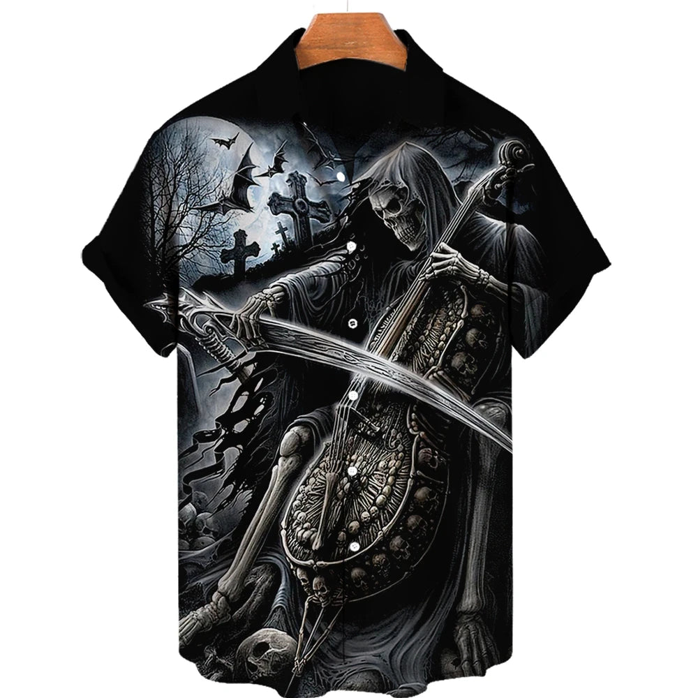 Skull 3D Printed Shirt Various Designs