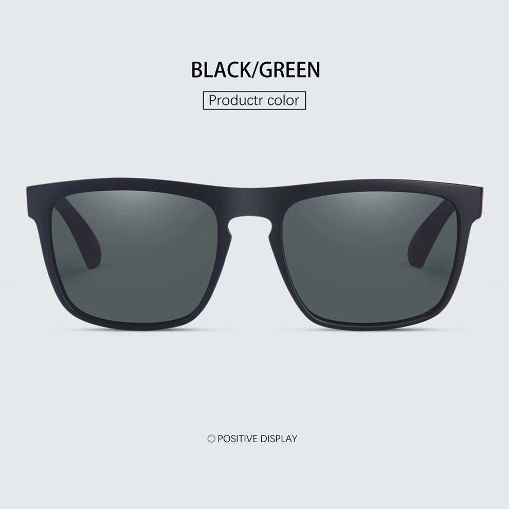 Ravenisa Square Vintage Polarized Sunglasses