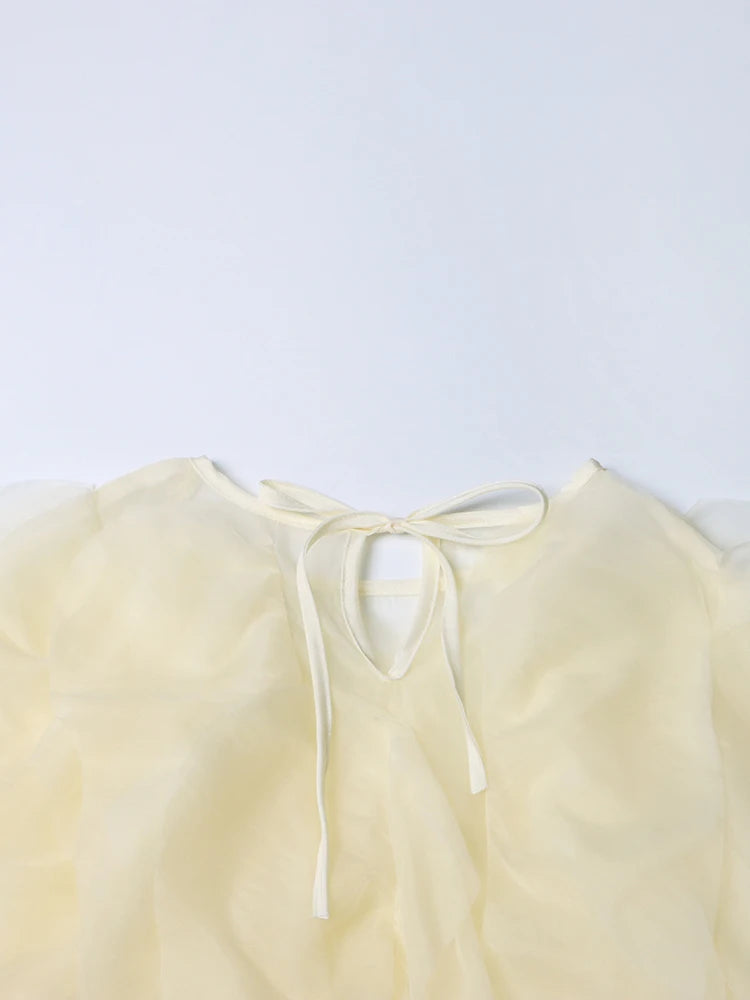 TWOTWINSTYLE Vintage Patchwork Ruffle Shirt