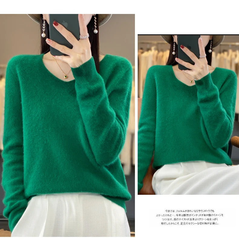 100% pure wool cashmere sweater
