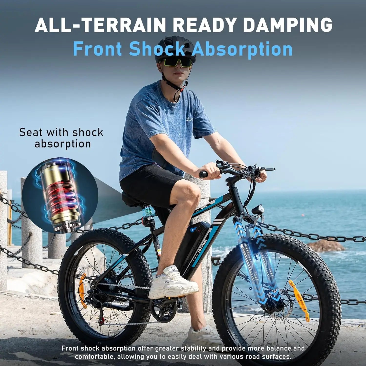 HITWAY Electric Bike E Mountain Bike