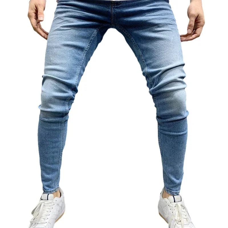 Classic Elasticity Pencil Jeans / pants