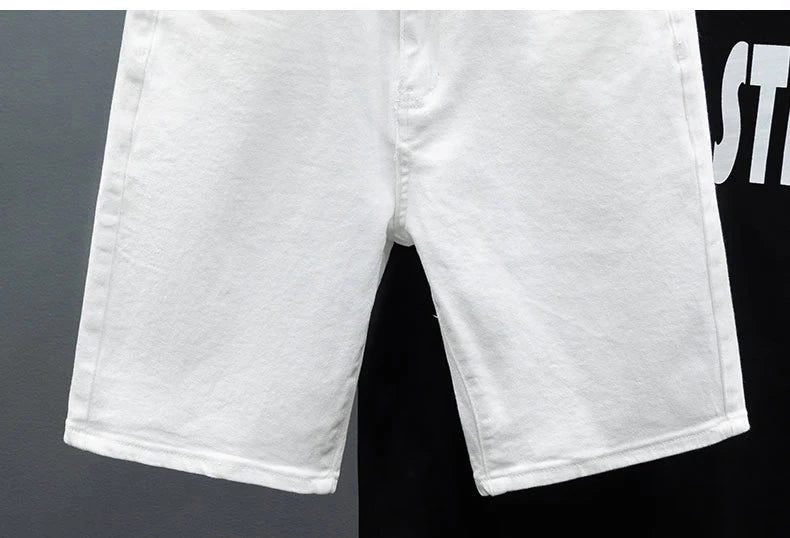 Straight Denim Shorts