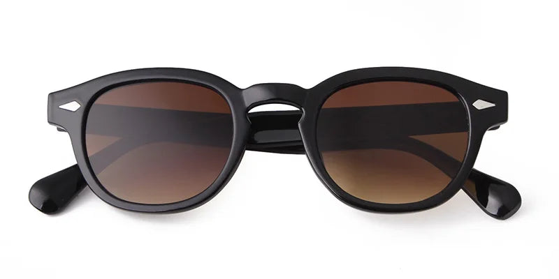 Vintage Fashion Shell Round Sunglasses