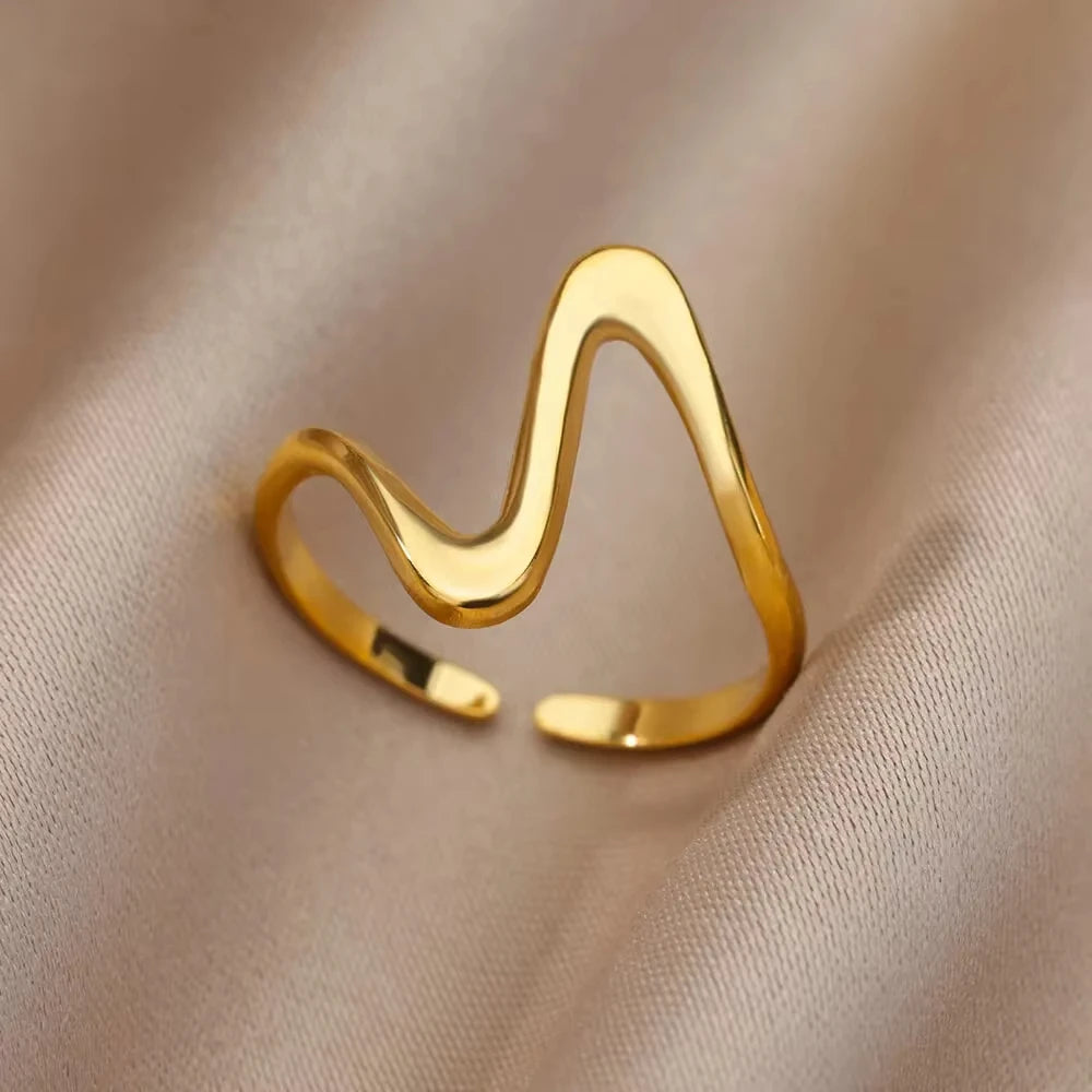 Vintage Ancient Greek Arethusa Goddess Coin Ring - gold plated