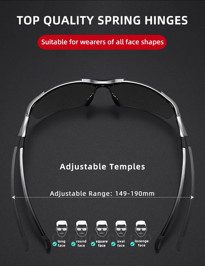 CLLOIO Aluminum Polarized Sunglasses