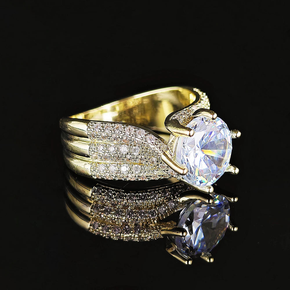 Cubic Zirconia Engagement Ring