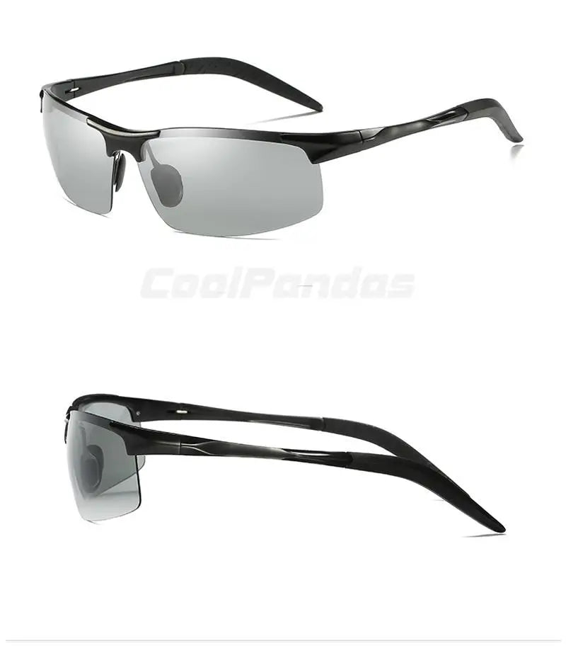 COOLPANDAS Aluminum Photochromic Sunglasses