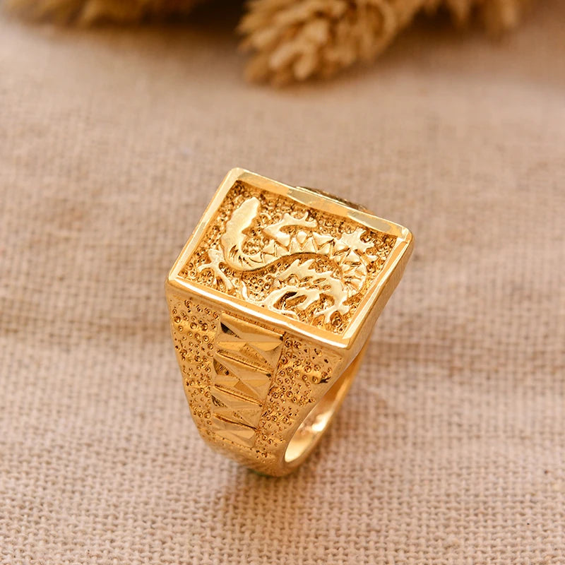 24k gold plating Dubai Middle Eastern Rings