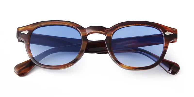 Vintage Fashion Shell Round Sunglasses