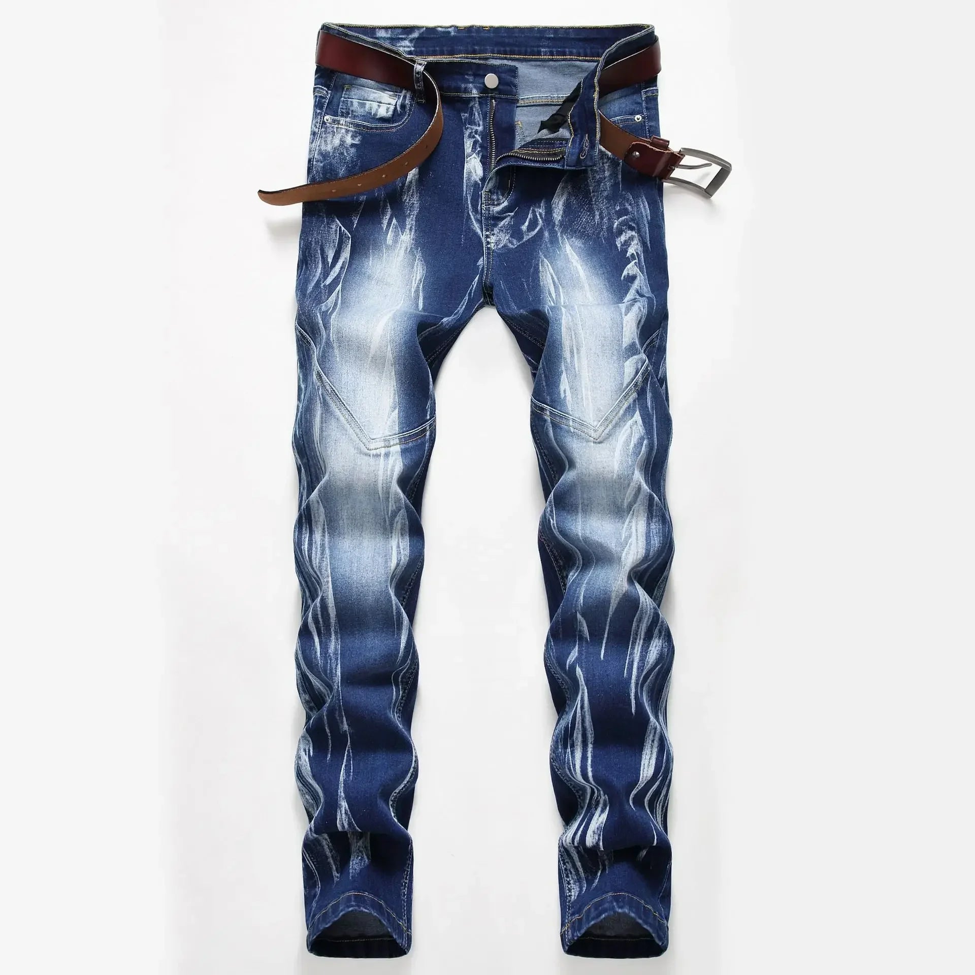 Fashion Print  Elasticity Slim Skinny Jeans