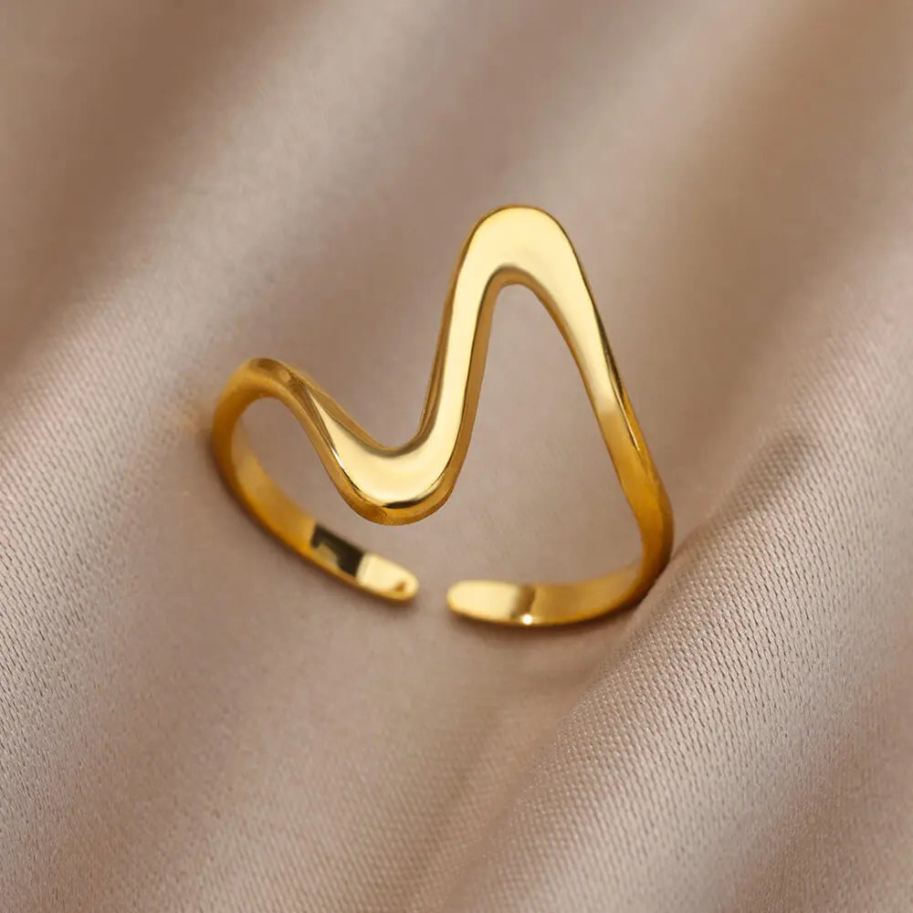 Gold Color Luxury Classic rings