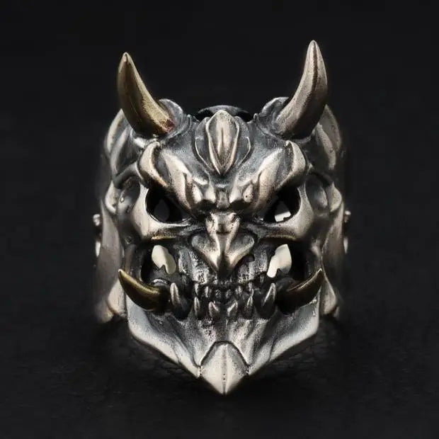Retro Prajna Mask Ring