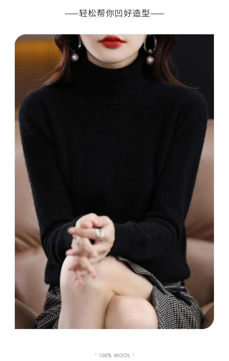 Merino Wool Cashmere Sweater / Jumper