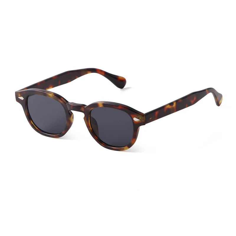 Vintage Fashion Shell Round Sunglasses