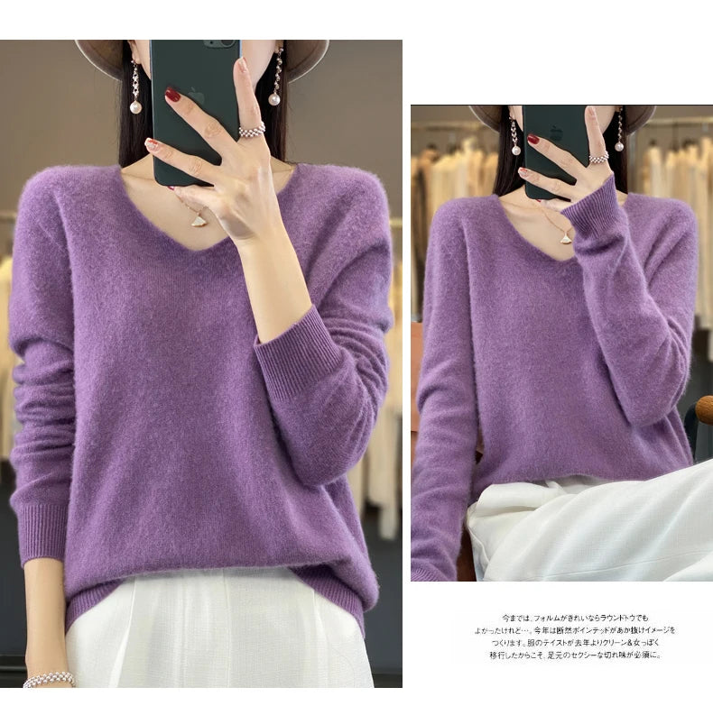 100% pure wool cashmere sweater