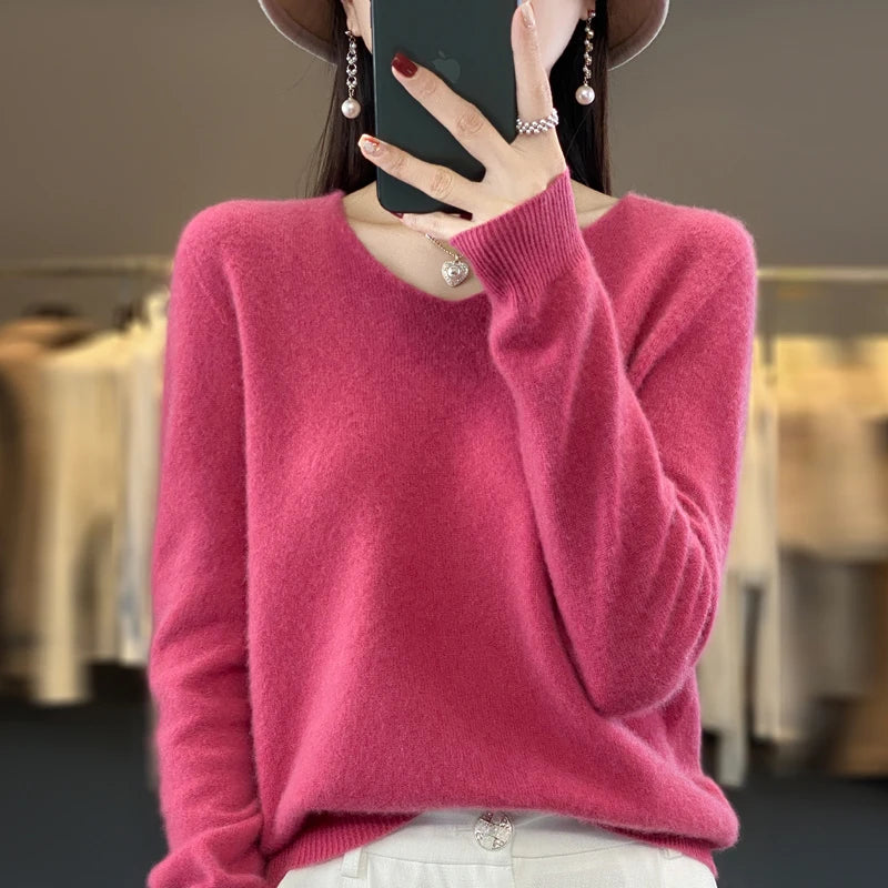100% pure wool cashmere sweater