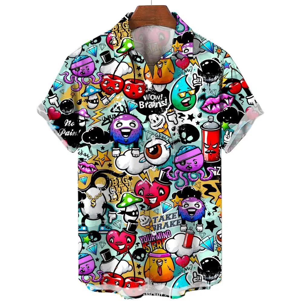 Hawaiian Shirt Short-Sleeved Shirt