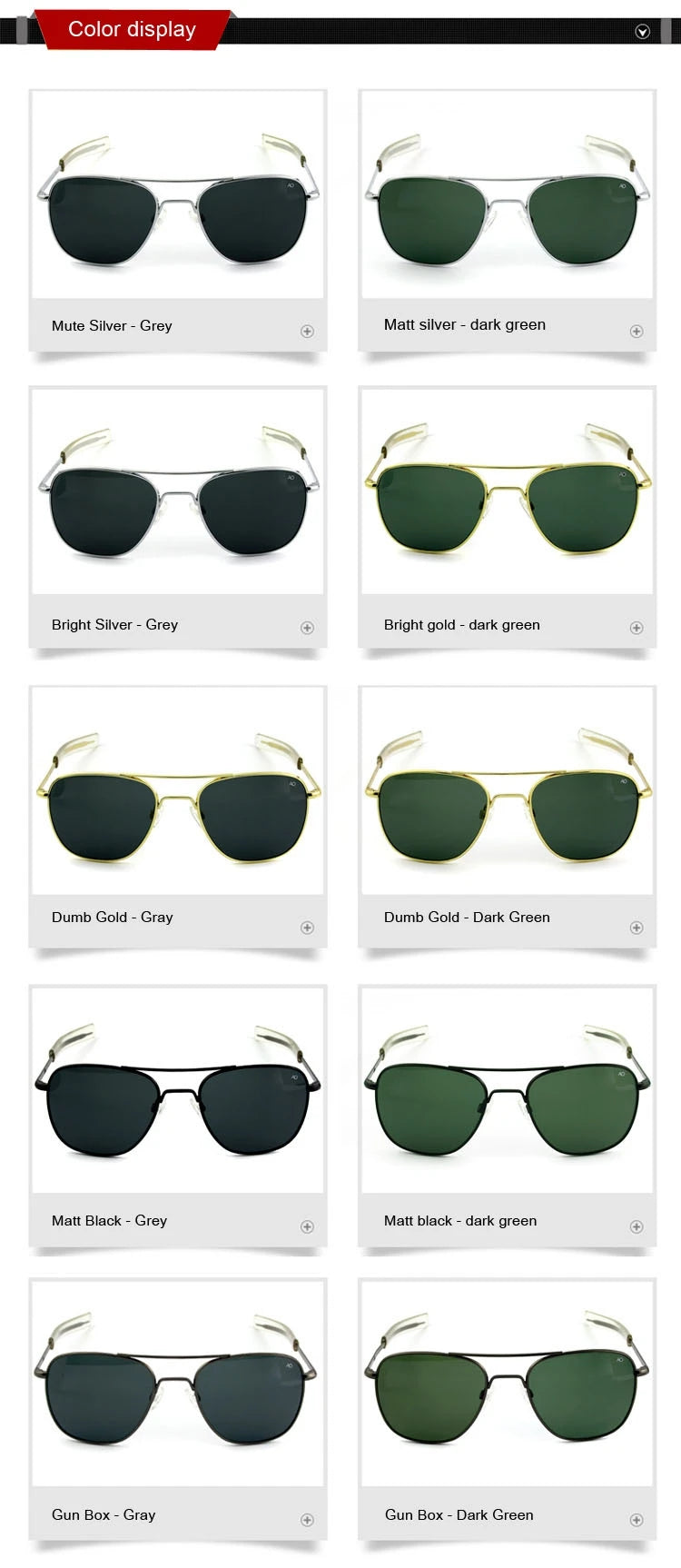 Pilot AO Sunglasses