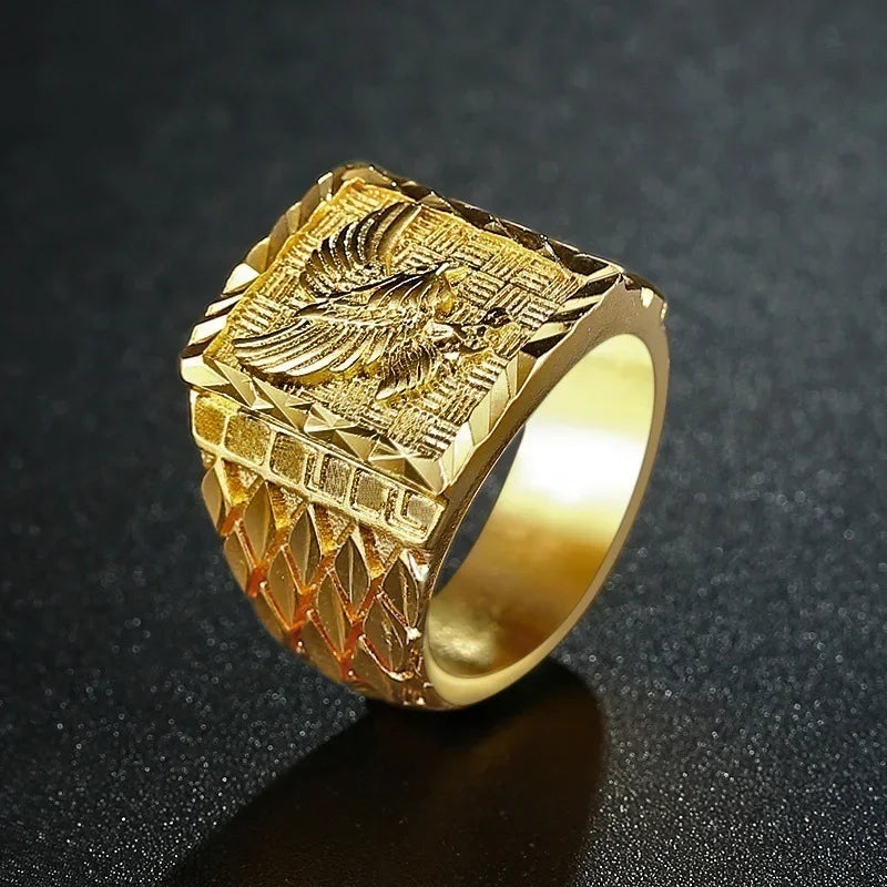 Eagle Enamel Rings
