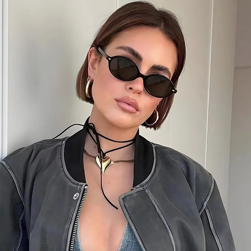Retro Small Oval Sunglasses