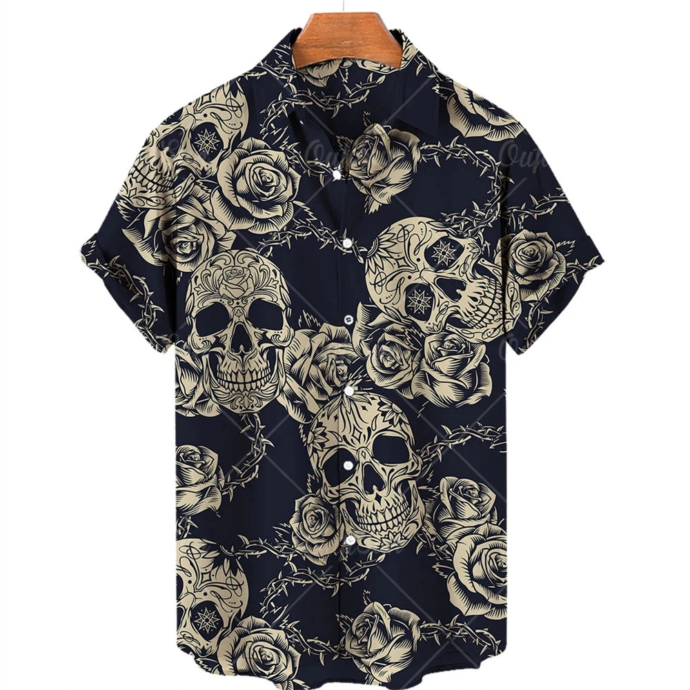 Skull 3D Printed Shirt Various Designs