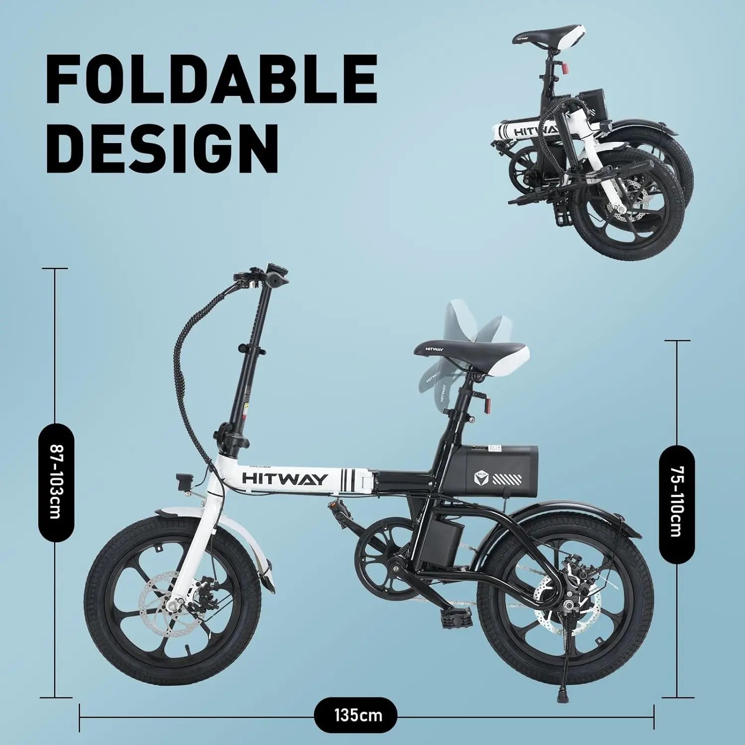 HITWAY BK35 Folding Electric Bike